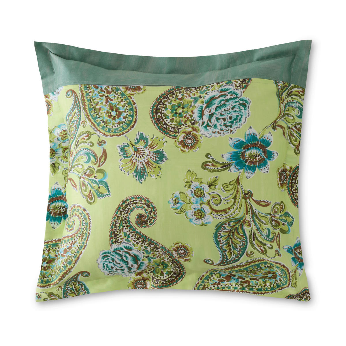 KISSENHÜLLE Rapallo 40/40 cm  - Grün, KONVENTIONELL, Textil (40/40cm) - Bassetti