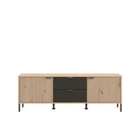 TV-ÁLLVÁNY Artisan tölgy  - Artisan tölgy, Basics, faalapú anyag (157/54,5/40cm) - Xora