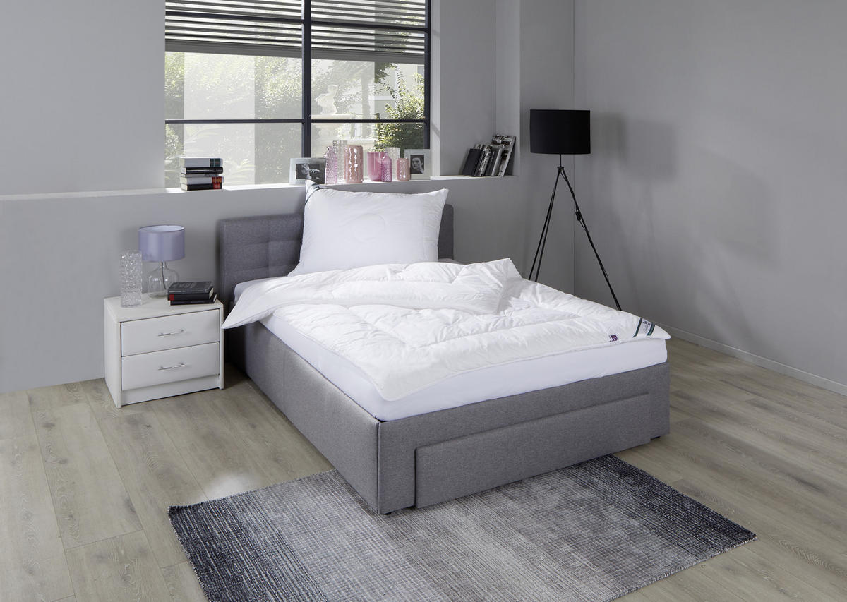 DUO-DECKE 140/200 cm  - Weiß, MODERN, Textil (140/200cm) - FAN