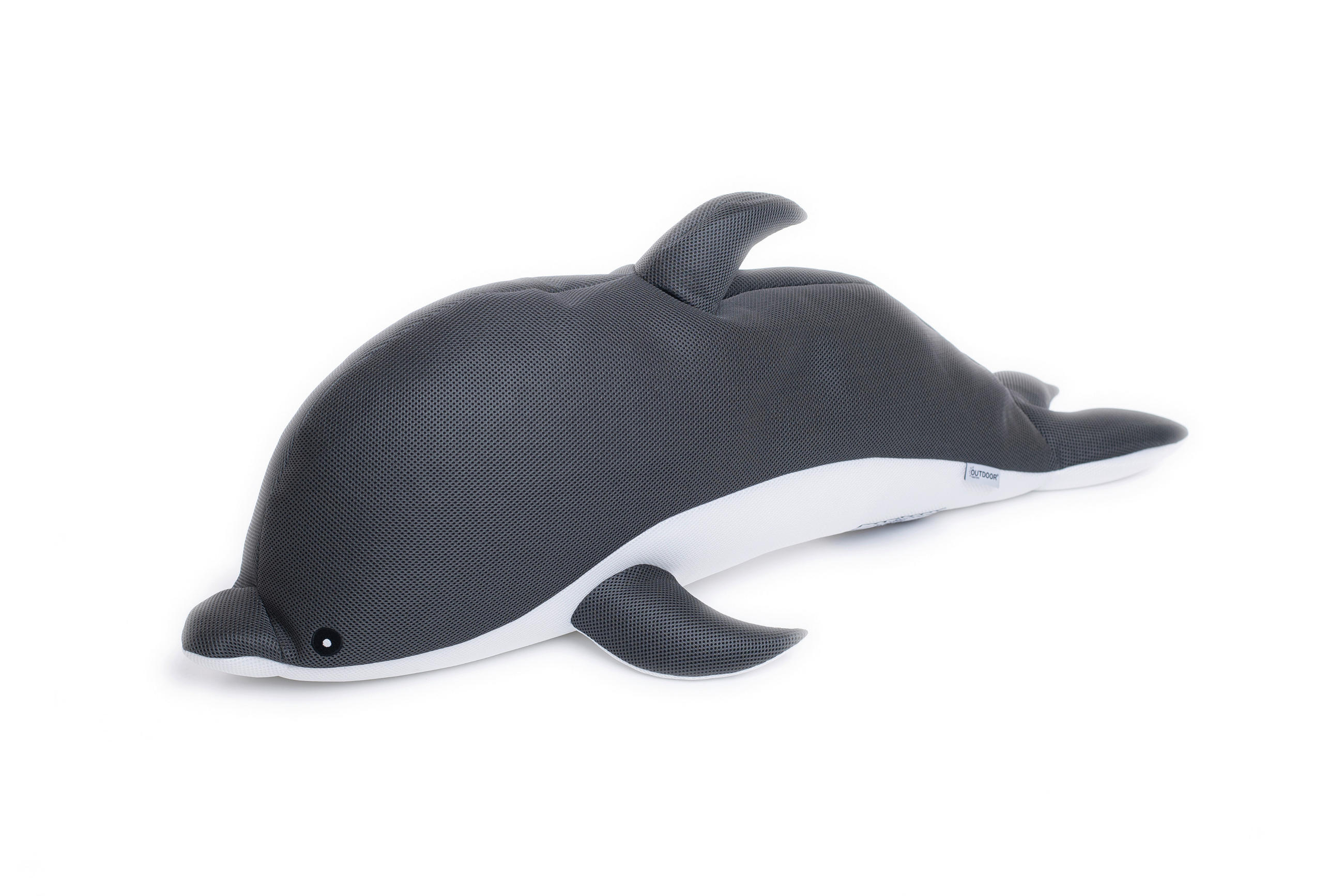 SCHWIMMTIER - Dunkelgrau, KONVENTIONELL, Textil (40/102/36cm)