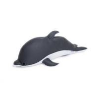 SCHWIMMTIER - Dunkelgrau, KONVENTIONELL, Textil (40/102/36cm)