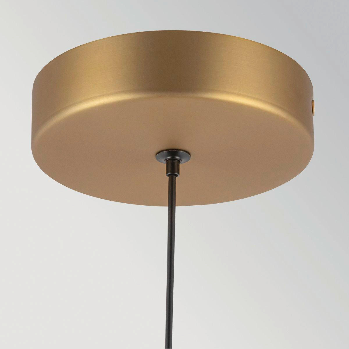 LED-HÄNGELEUCHTE Alora Mood 15,2/24,1 cm  - Goldfarben, Design, Glas/Metall (15,2/24,1cm) - Elstead Lighting
