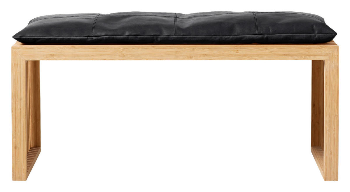 BANKAUFLAGE  - Schwarz, Design, Leder (104/3/35cm) - MID.YOU