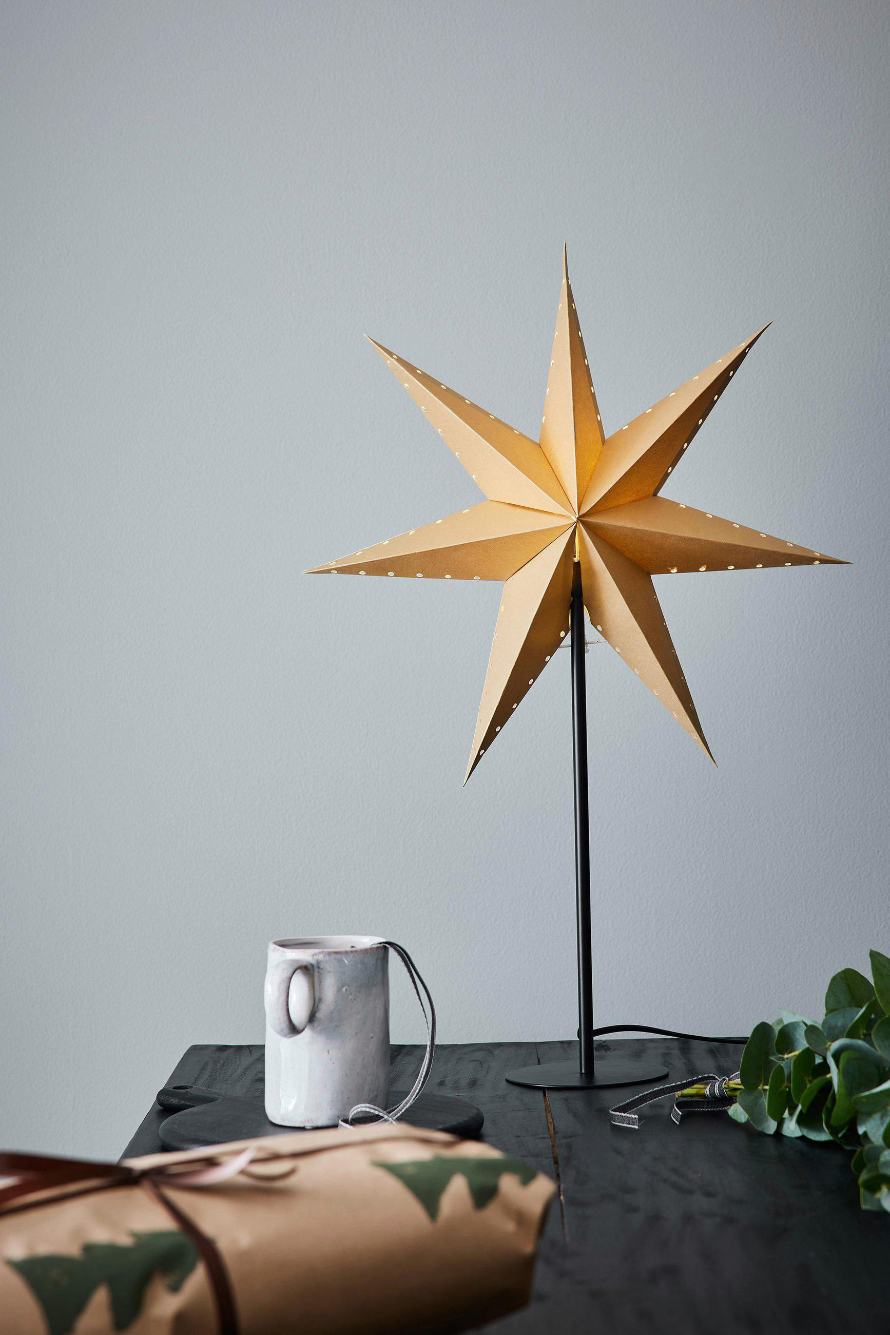 DEKOSTERN LIVELY  - Goldfarben, Basics, Papier (45/65/16cm) - Markslöjd