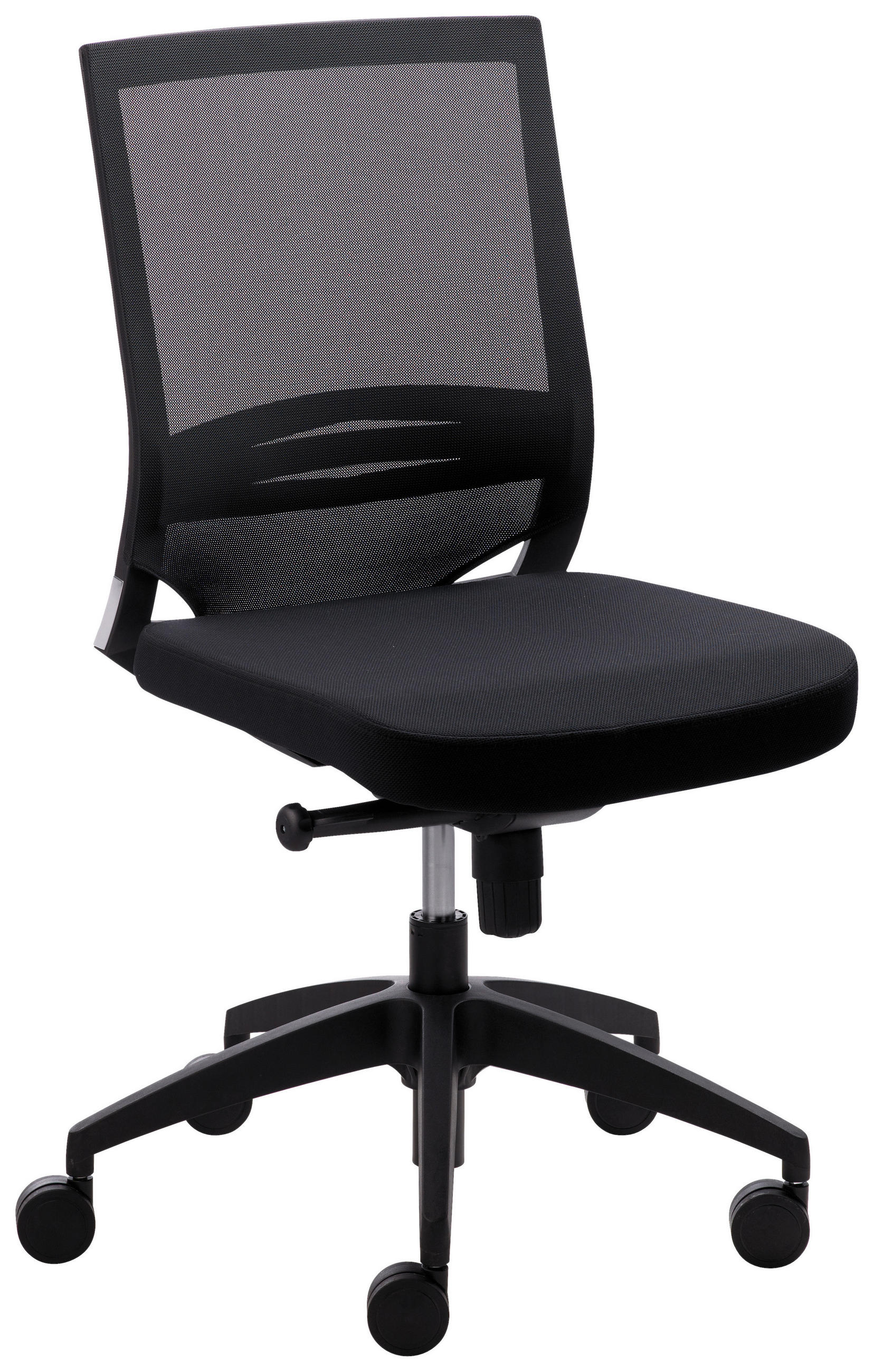 DREHSTUHL Schwarz  - Schwarz, MODERN, Holz/Kunststoff (65/94-106/60cm) - MID.YOU