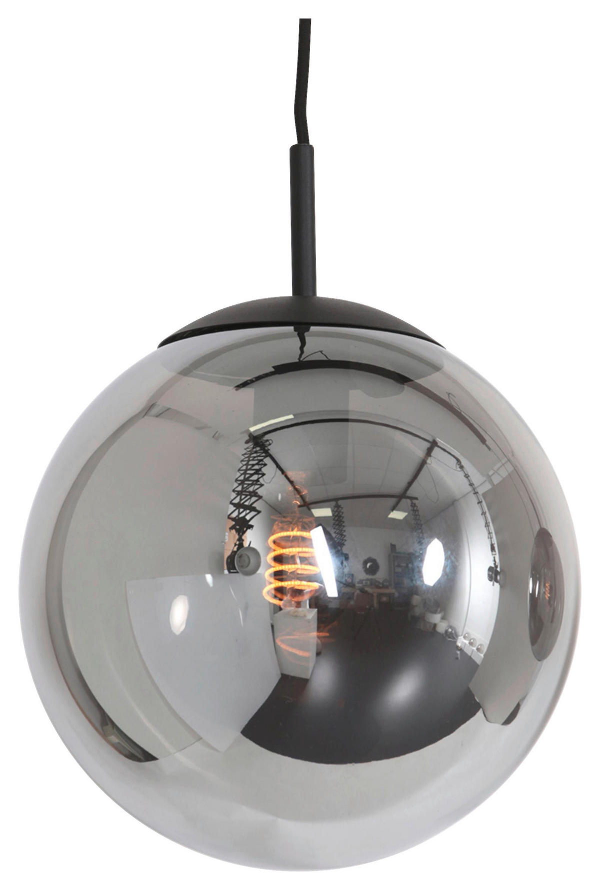 PENDELLEUCHTE  25/40-150/120 cm   - Schwarz, Trend, Glas/Metall (25/40-150/120cm)