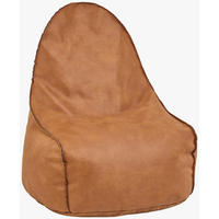 SITZSACK 270 l  - Haselnussfarben, MODERN, Leder/Textil (80/95/85cm)