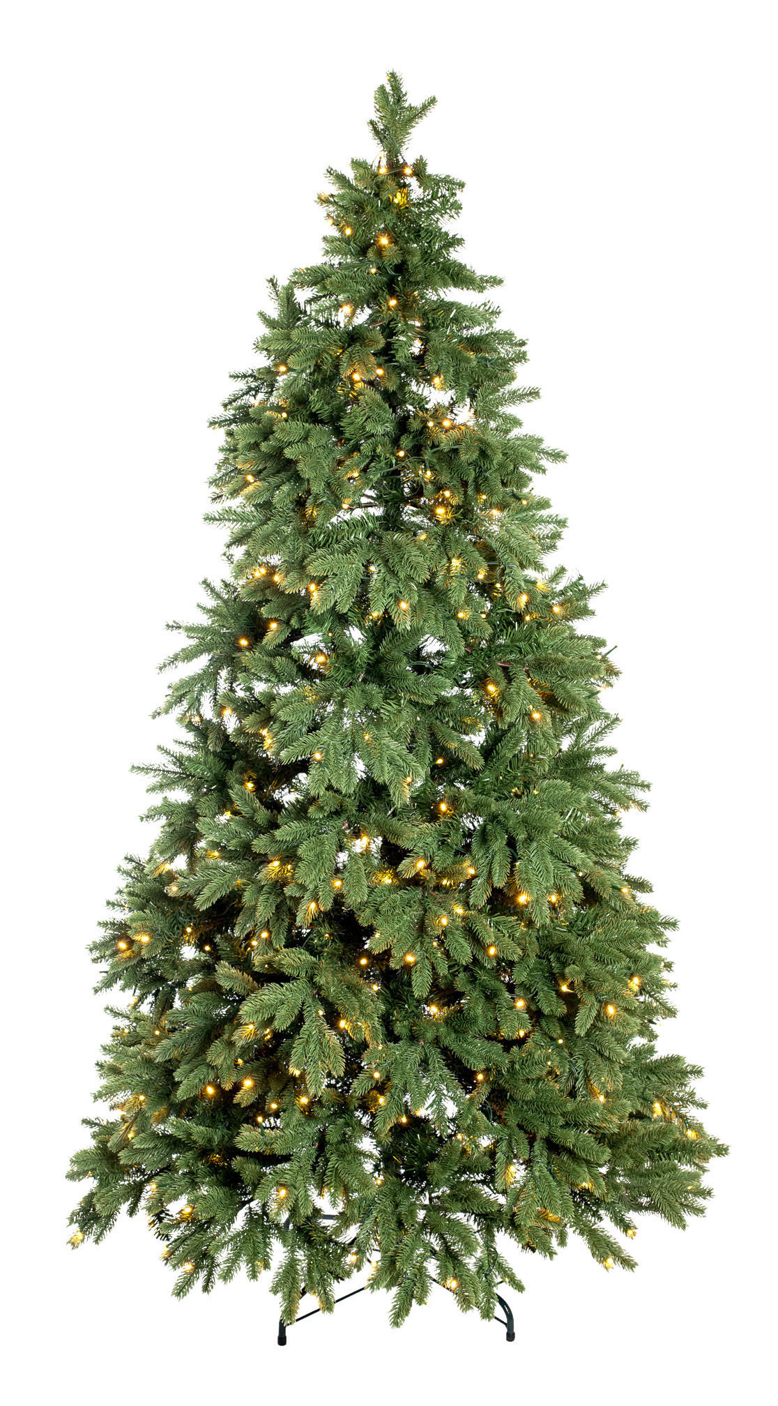 WEIHNACHTSBAUM 210 cm  - Grün, Basics, Kunststoff/Metall (122/210/122cm)