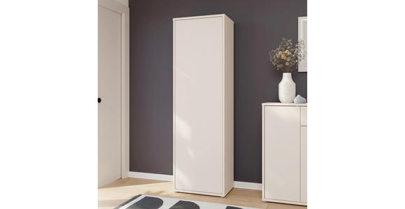 GARDEROBENSCHRANK  in 59,8/191,9/34,9 cm  - Sandfarben/Grau, MODERN, Holzwerkstoff/Kunststoff (59,8/191,9/34,9cm) - Carryhome