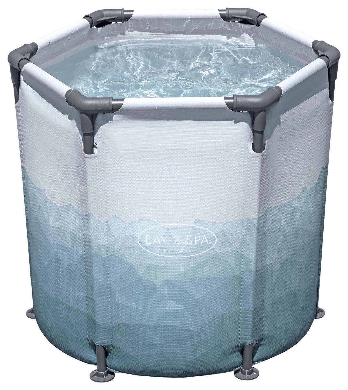 BADEFASS 6002K EISFASS 90/80 cm  - Hellblau, KONVENTIONELL, Kunststoff/Metall (90/80cm) - Bestway