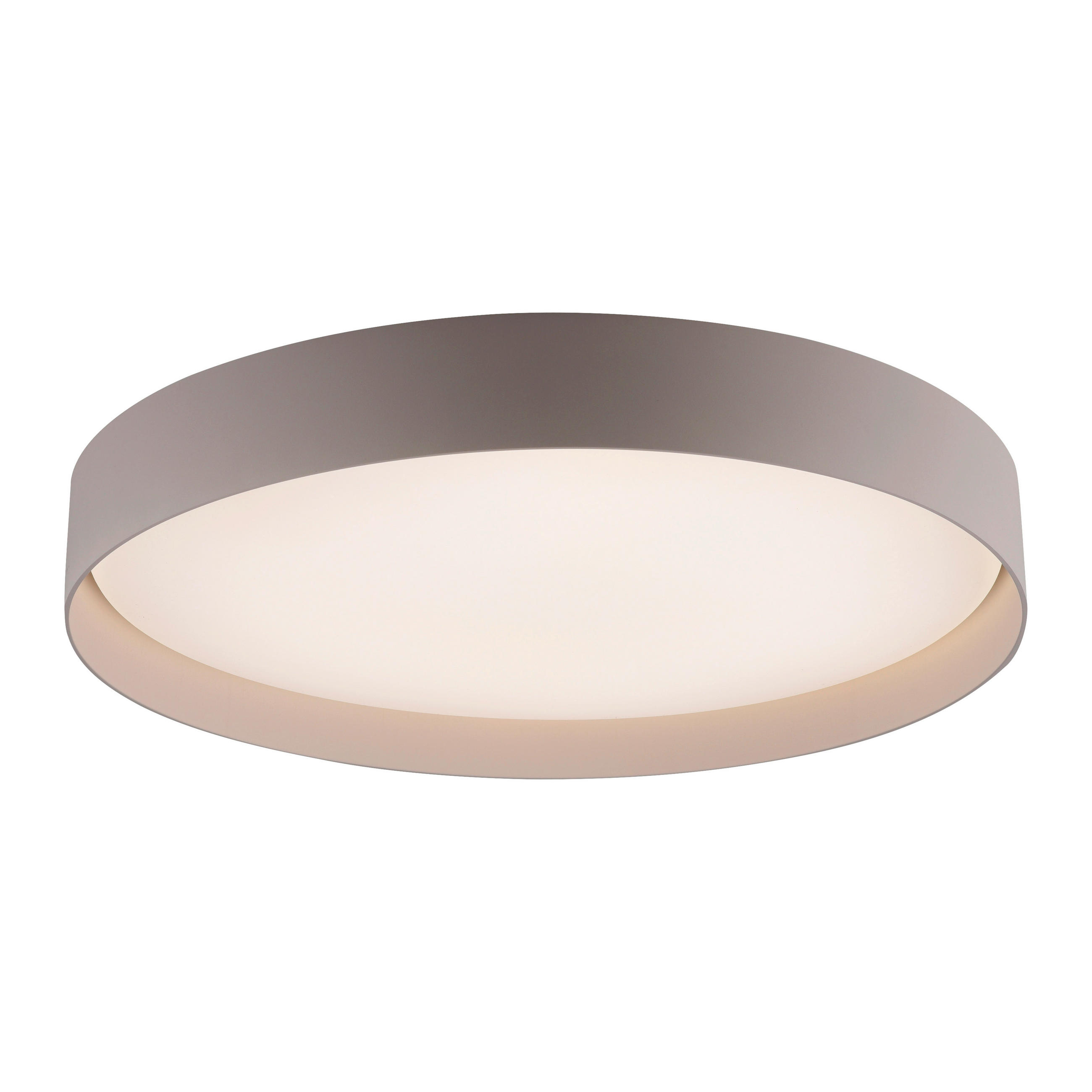 LED-DECKENLEUCHTE SW TAVOLI 49/49/7,3 cm   - Sandfarben, KONVENTIONELL, Kunststoff/Metall (49/49/7,3cm) - Schöner Wohnen
