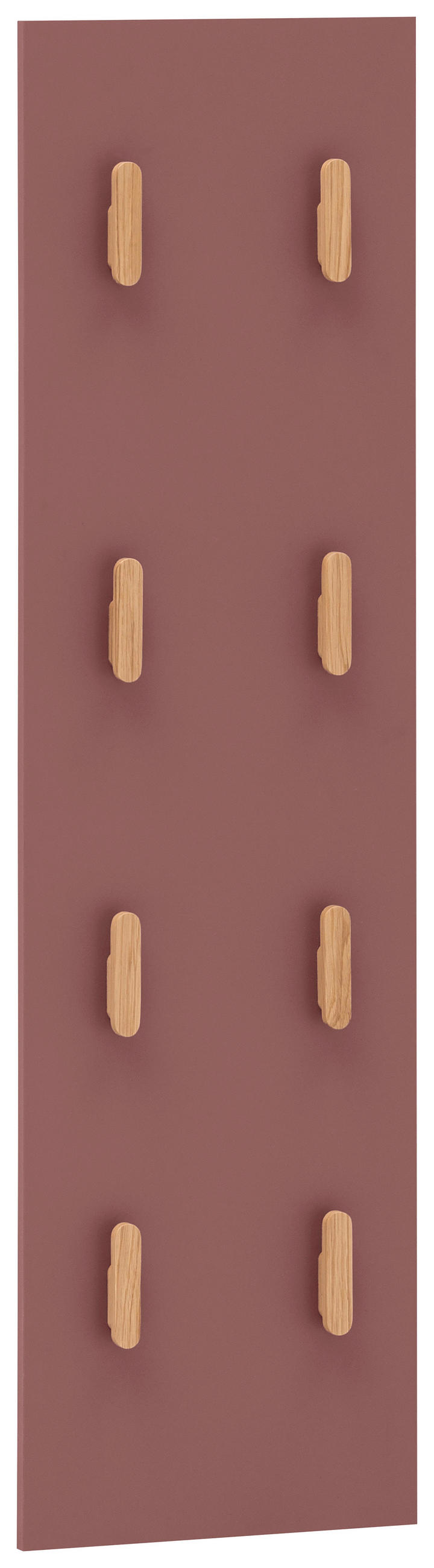 GARDEROBENPANEEL  in 30/110,6/2,6 cm  - Mauve, Design, Holzwerkstoff (30/110,6/2,6cm) - MID.YOU