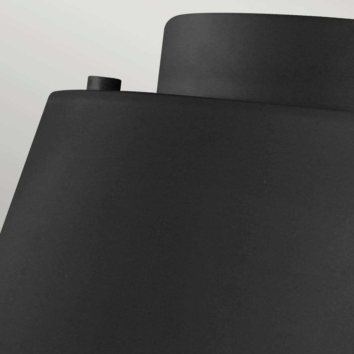 TAKLAMPA Elstead Fe-Asher 36.8/11.9 cm  - svart, Basics, metall/glas (36.8/11.9cm) - Elstead Lighting