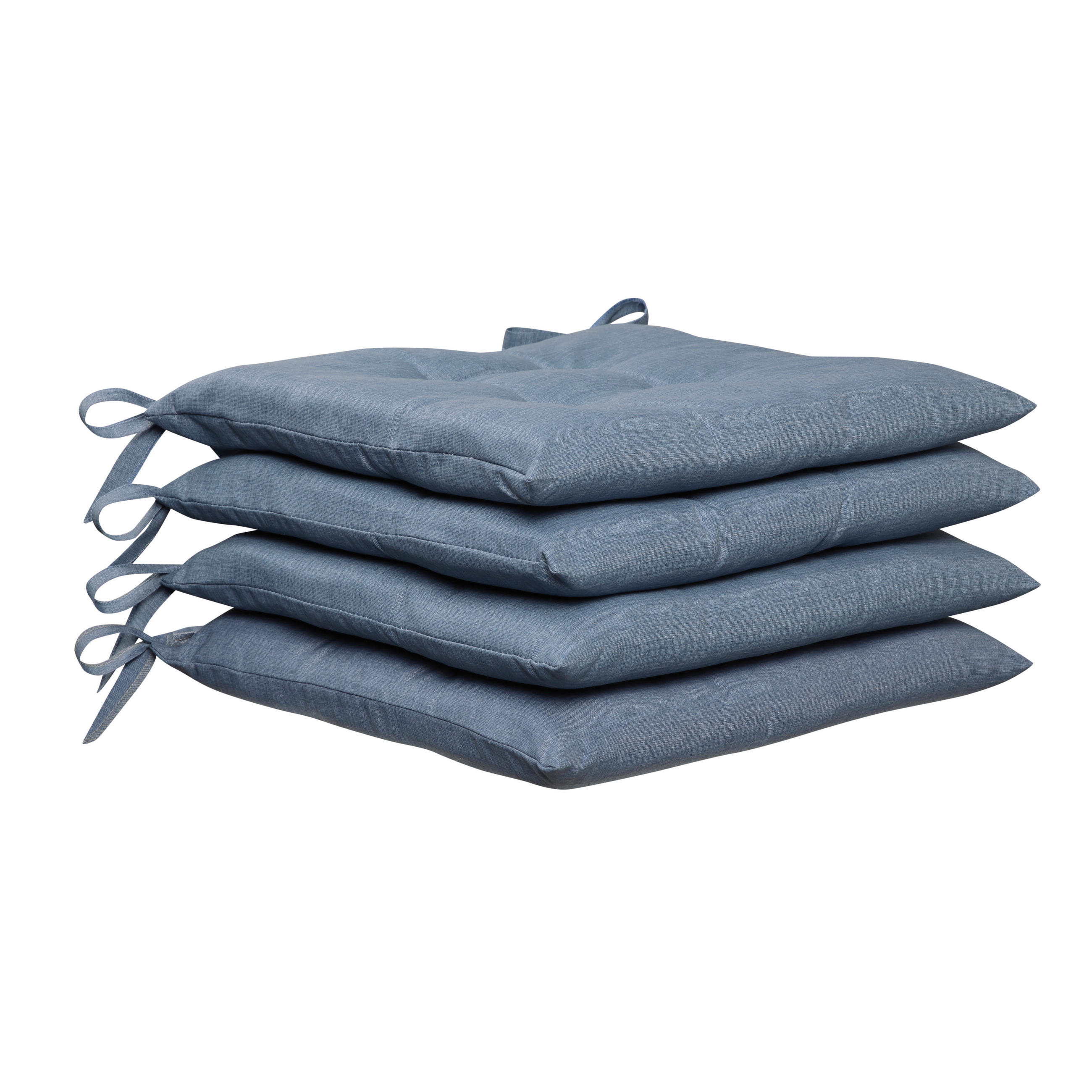 SITZKISSENSET  40/40 cm   - Blau, Basics, Textil (40/40cm) - Peyer Syntex