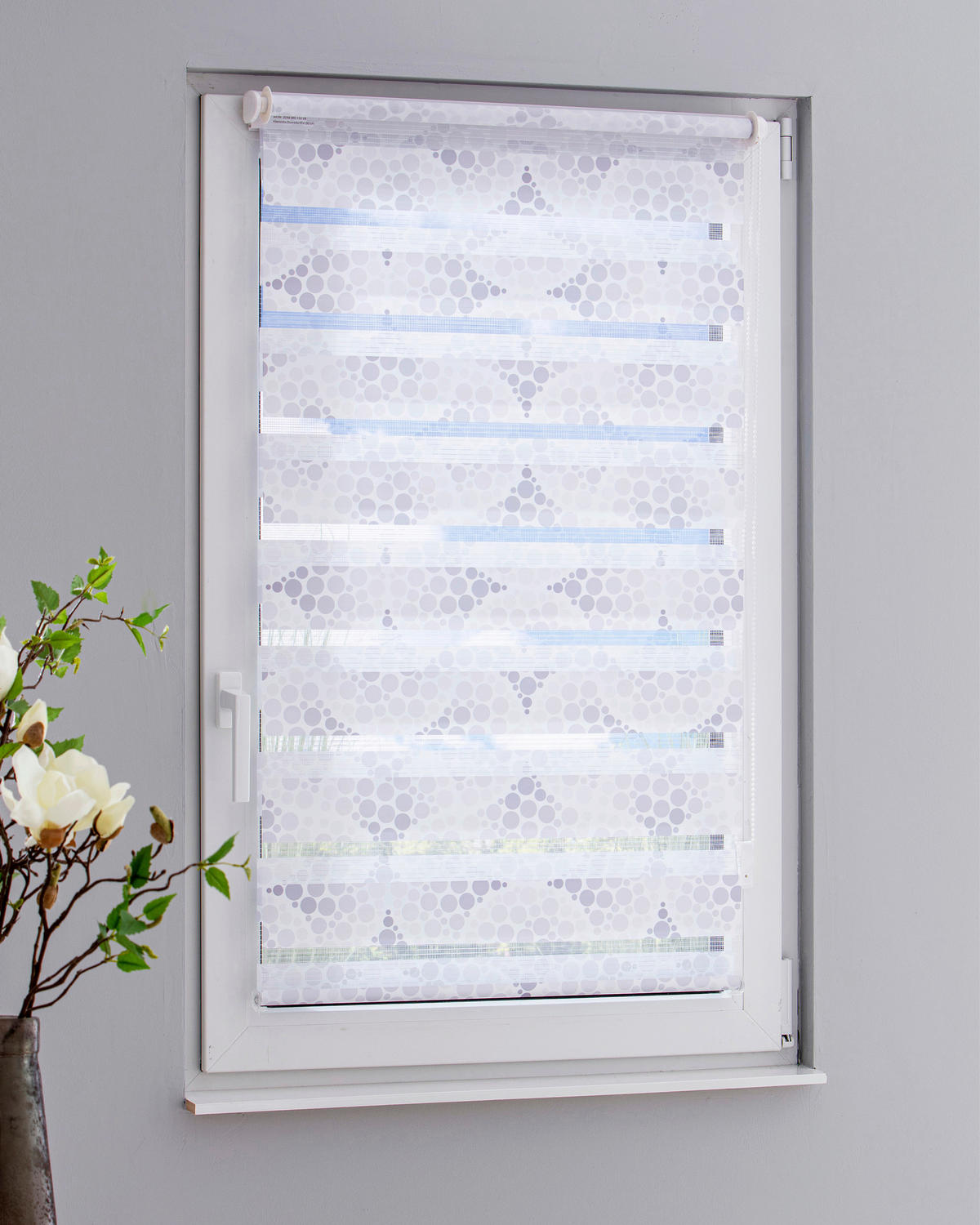 DOPPELROLLO  blickdicht  80/210 cm    - Weiß, Basics, Textil (80/210cm) - Schwöller