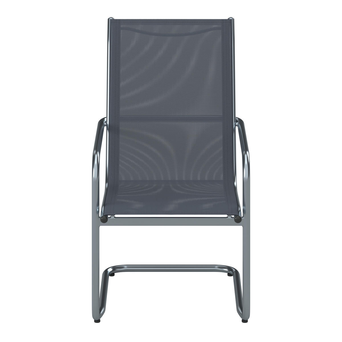 GARTENSTUHL Metall, Kunststoff Grau  - Grau, MODERN, Kunststoff/Metall (56/98/66cm) - Ambia Garden