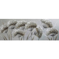 ULJENA SLIKA  150/55 cm       - bijela/siva, Natur, drvo/tekstil (150/55cm) - Monee