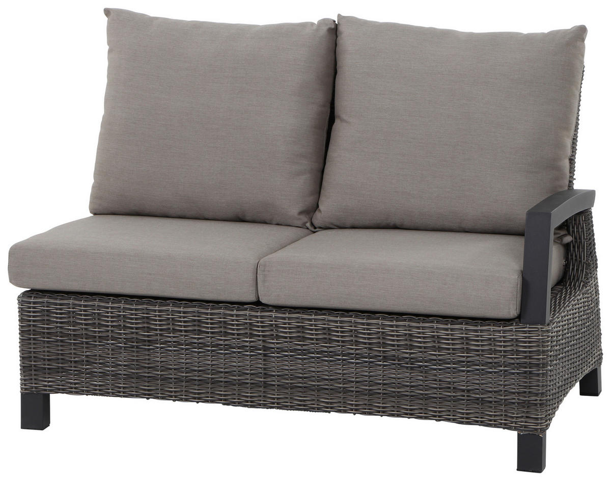 LOUNGEGARNITUR 4-teilig   219/88/219 cm  - Grau, Basics, Keramik/Kunststoff (219/88/219cm) - Siena Garden