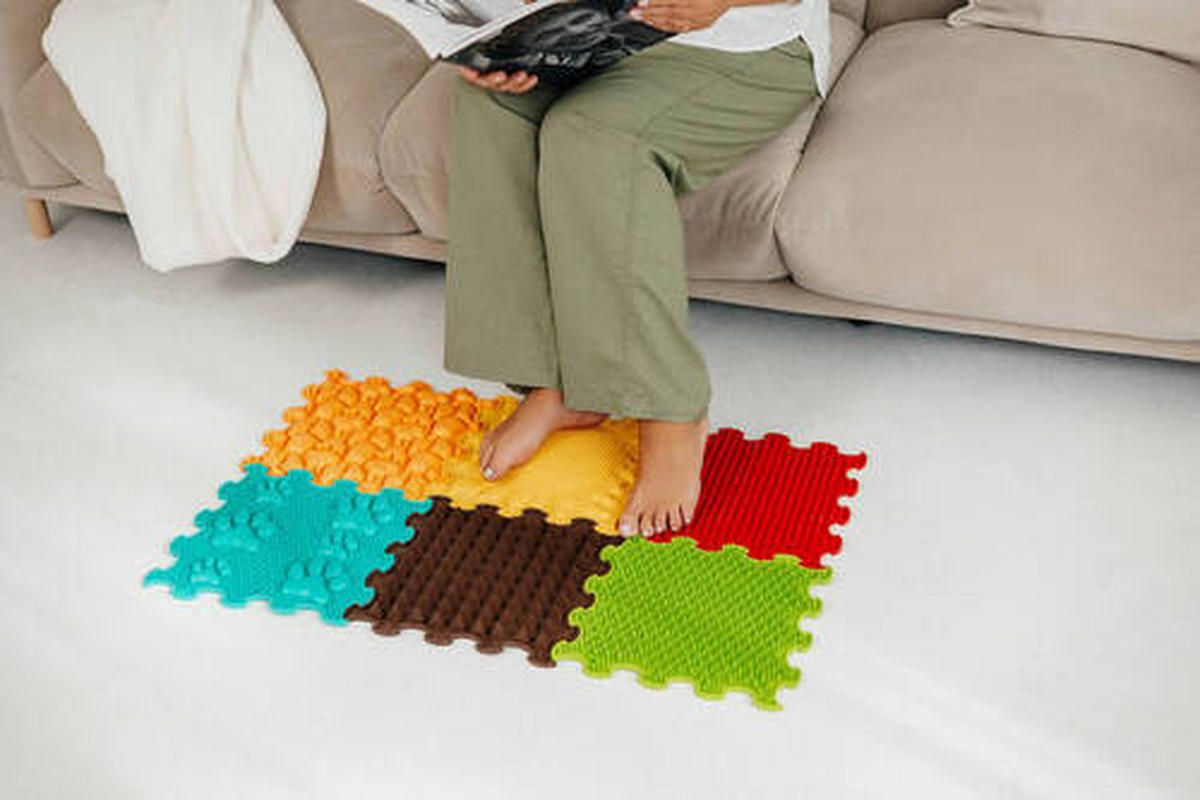 SPIELMATTE 30/30 cm Ortoto  - Multicolor, Basics, Kunststoff (30/30cm) - KIDWOOD