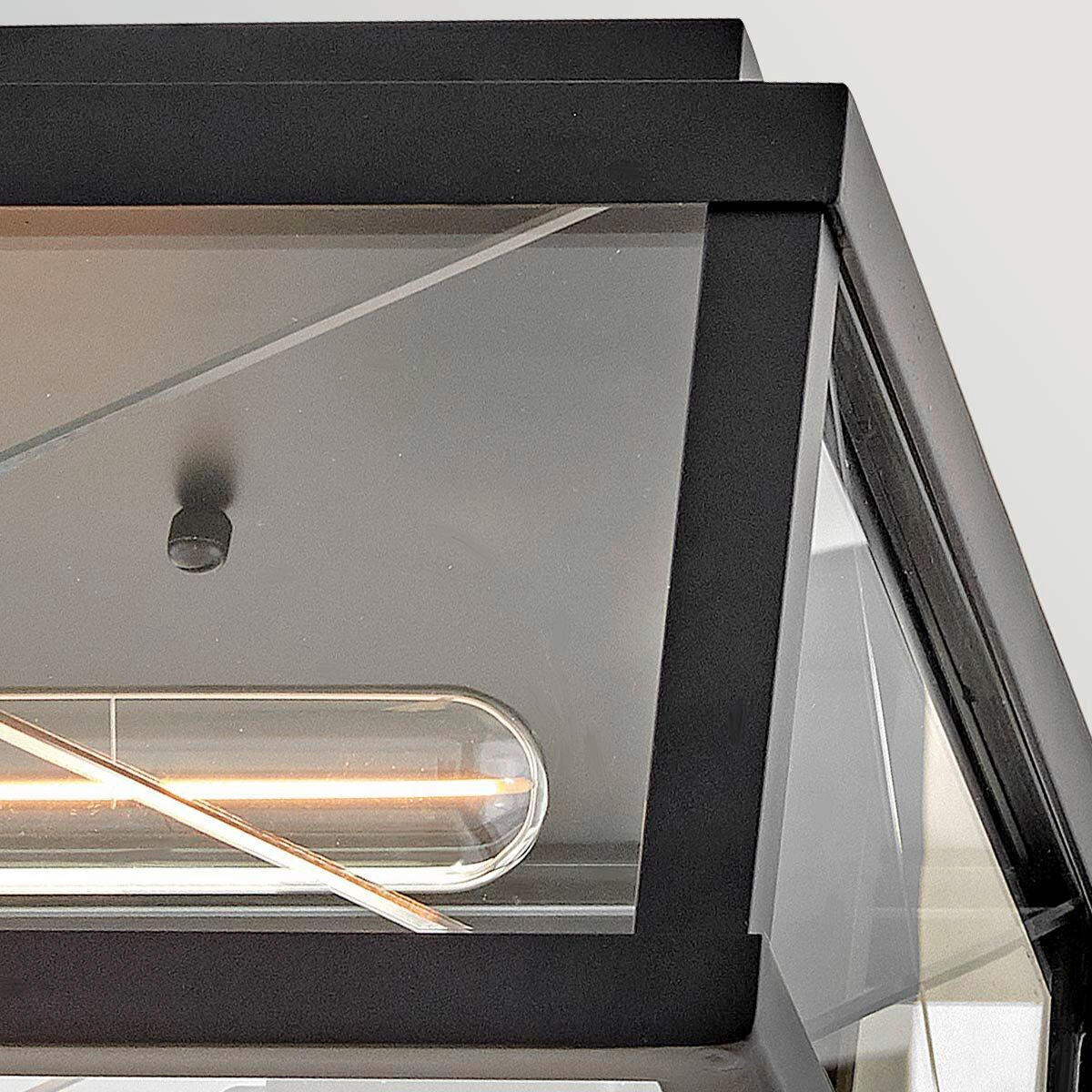 HÄNGELEUCHTE Hinkley 15,9/30,5/30,5 cm  - Schwarz, Design, Glas/Metall (15,9/30,5/30,5cm) - Elstead Lighting