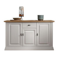 SIDEBOARD  in 157/91/45 cm  - Weiß, Design, Holz (157/91/45cm)