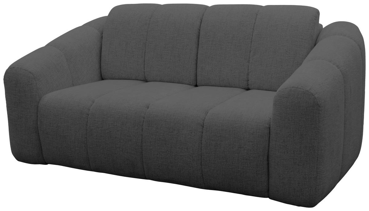 SCHLAFSOFA Chenille Grau  - Beige/Schwarz, MODERN, Kunststoff/Textil (192/85/110cm) - Livetastic
