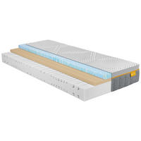 KALTSCHAUMMATRATZE 160/200 cm Höhe ca. 24 cm  - Basics, Textil (160/200cm)