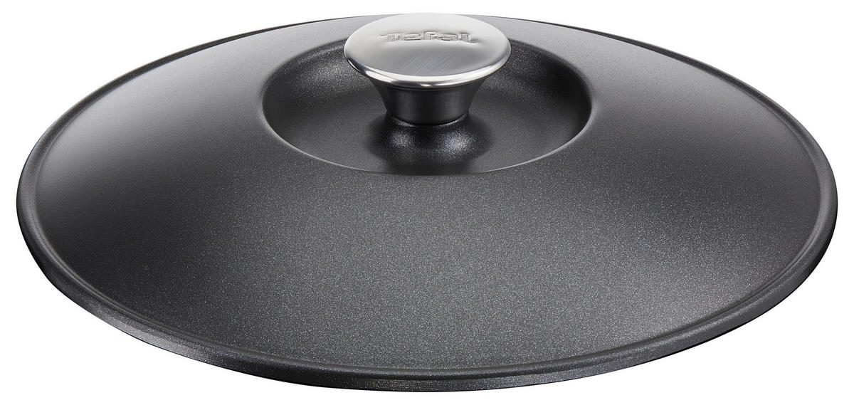 KOCHTOPF TRATTORIA 6,7 L  - Edelstahlfarben/Schwarz, Basics, Metall (34,5/30/14,5cm) - Tefal