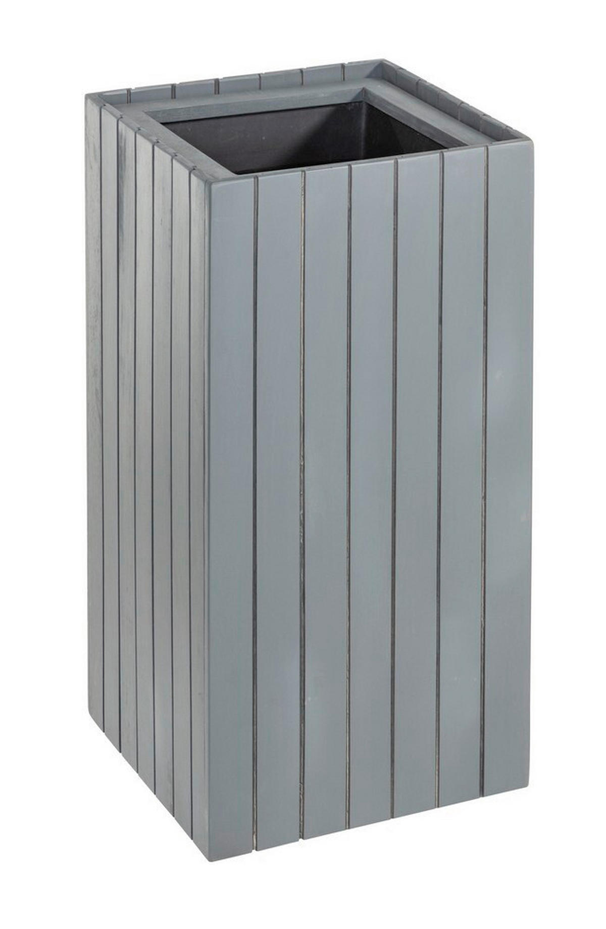TRUHLÍK NA KVĚTINY dřevo, 30/30/64 cm - antracitová, Basics, dřevo (30/30/64cm) - Prestige Home
