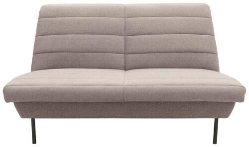 2-SITZER-SOFA Braun, Beige - Beige/Schwarz, Design, Textil/Metall (145/92/103cm) - LOOKS by W.Joop