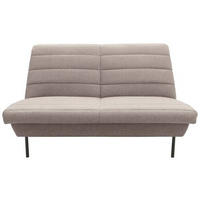 2-SITZER-SOFA in Braun, Beige  - Beige/Schwarz, Design, Textil/Metall (145/92/103cm) - LOOKS by W.Joop
