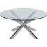 COUCHTISCH rund Chromfarben, Klar - Chromfarben/Klar, Design, Glas/Metall (82/40cm) - Carryhome COUCHTISCH rund Chromfarben, Klar - Chromfarben/Klar, Design, Glas/Metall (82/40cm) - Carryhome