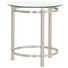 COUCHTISCH in Metall, Glas 50/54 cm - Nickelfarben, LIFESTYLE, Glas/Metall (50/54cm) COUCHTISCH in Metall, Glas 50/54 cm - Nickelfarben, LIFESTYLE, Glas/Metall (50/54cm)