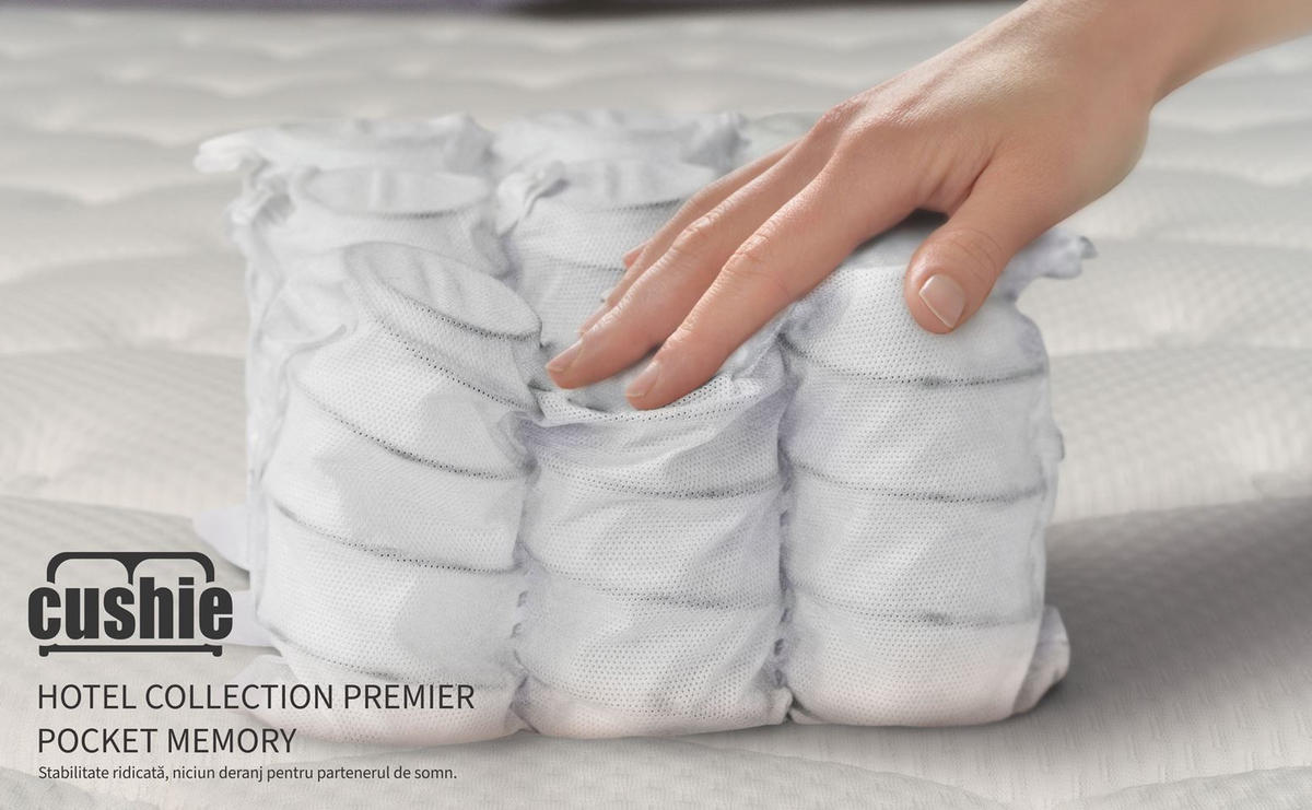 Saltea 180X200 CM  - alb, Basics, textil (180/200cm) - Sleeptex