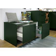 EINBAUKÜCHE   - Dunkelgrün, Design, Holzwerkstoff - Novel