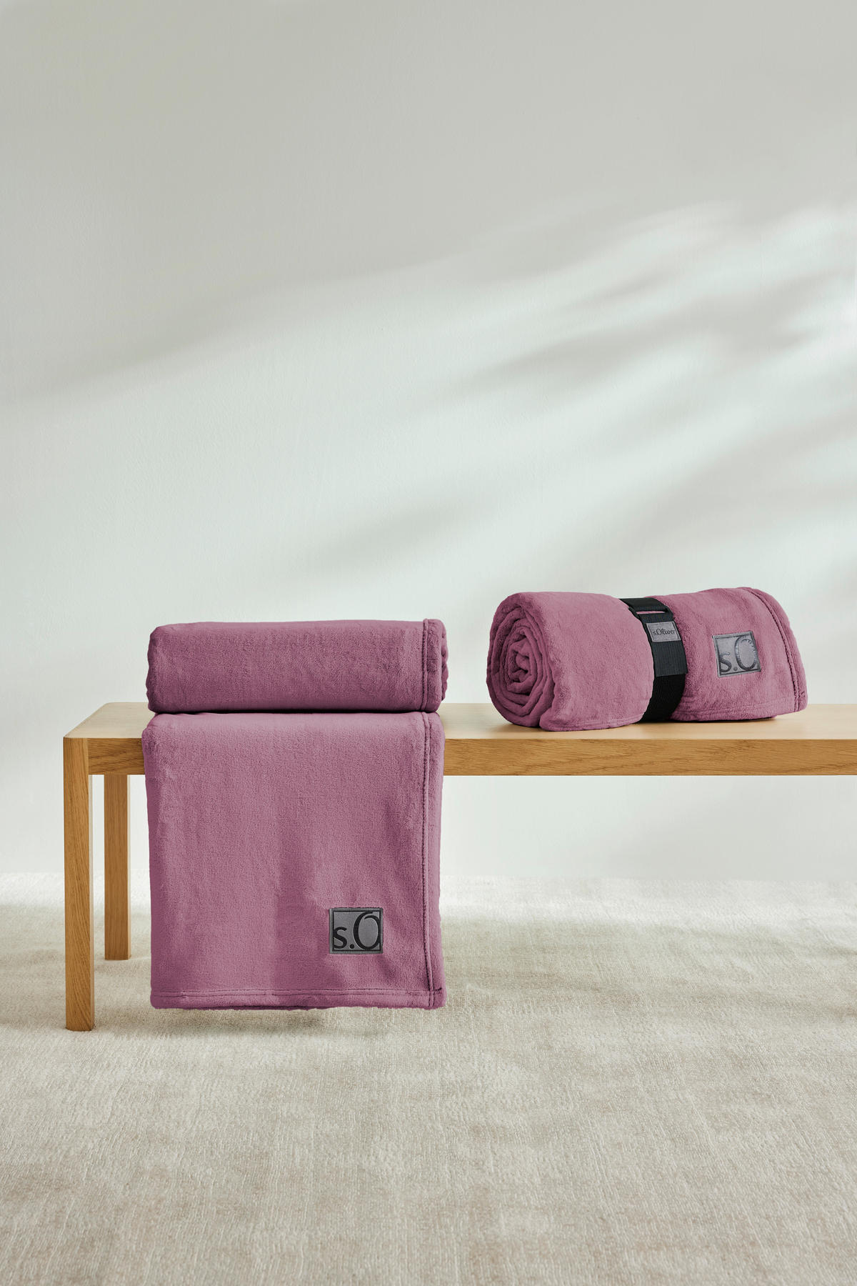 WOHNDECKE Kuschelsoft 150/200 cm  - Altrosa, Basics, Textil (150/200cm) - S. Oliver