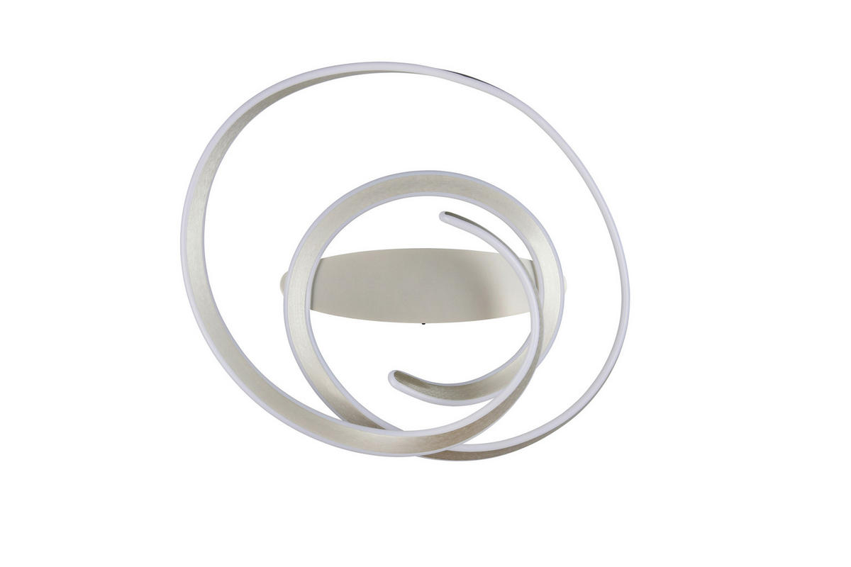 LED-DECKENLEUCHTE Arlington  - Nickelfarben, Design, Metall (80/22/60cm)