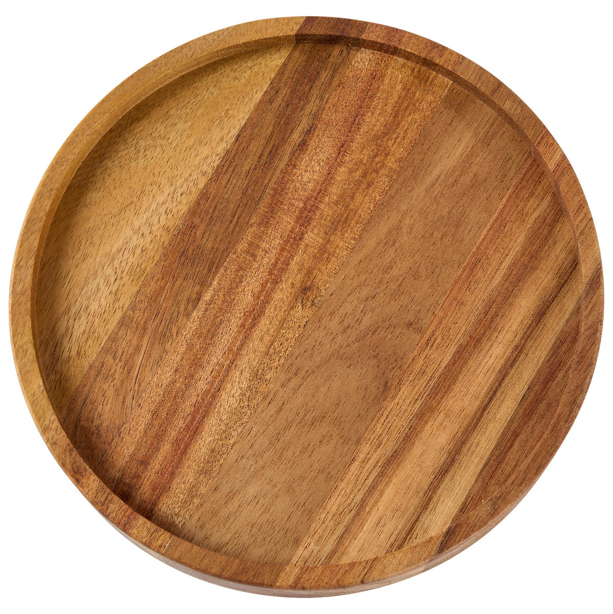 Castron Pentru Salată  - străveziu/culoare lemn acacia, Design, sticlă/lemn - Novel