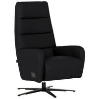 RELAXSESSEL Leder Schwarz  - Schwarz, Modern, Leder/Metall (66/110/83cm) - Joop!