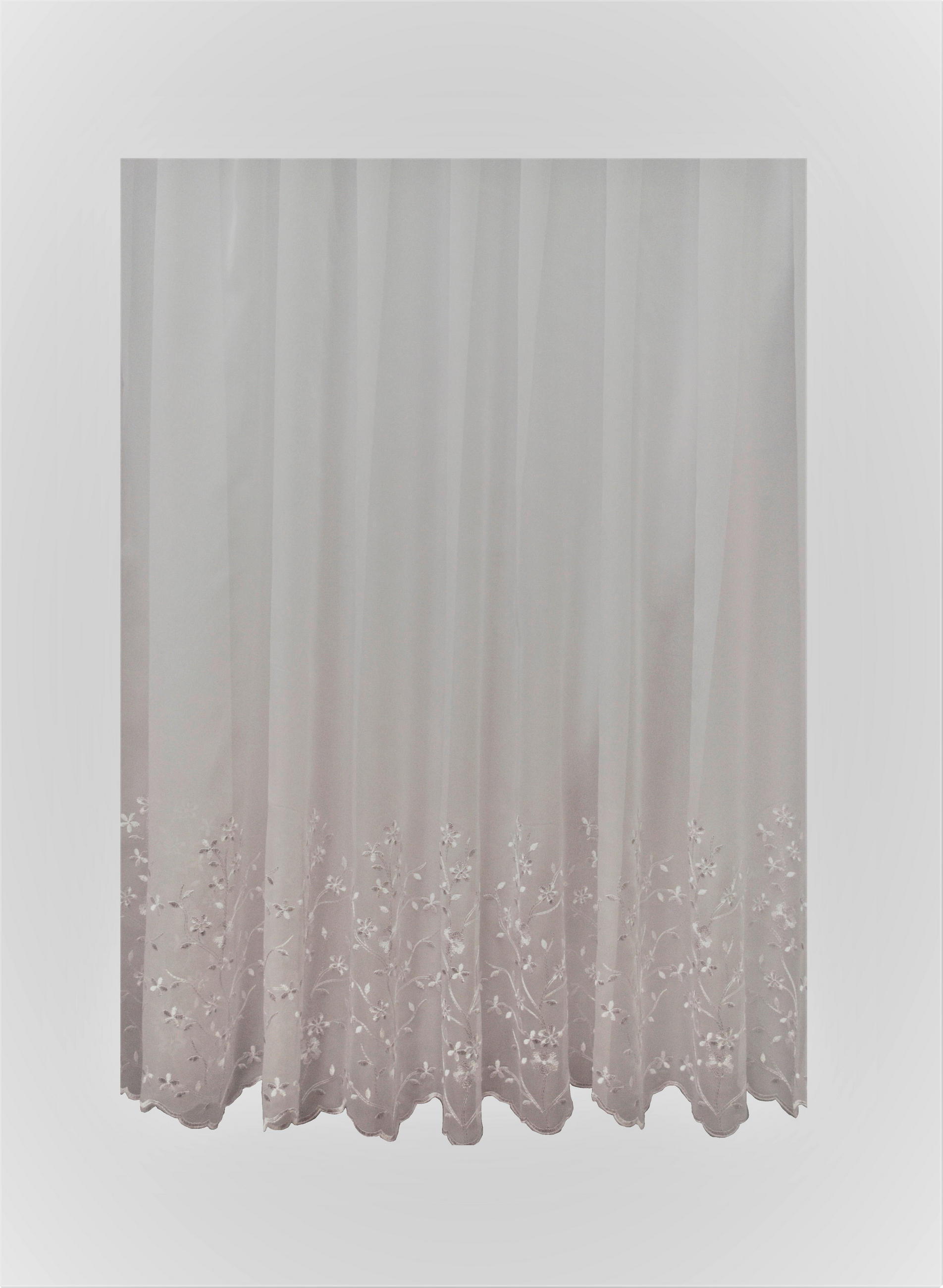 FÜGGÖNYANYAG fm - fehér, Basics, textil (280cm)