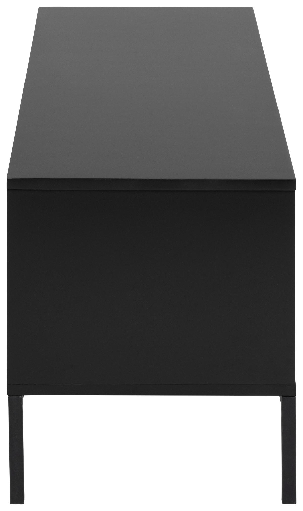 TV-BÄNK 140/45/40 cm  - svart, Trend, metall/trämaterial (140/45/40cm) - Best Price