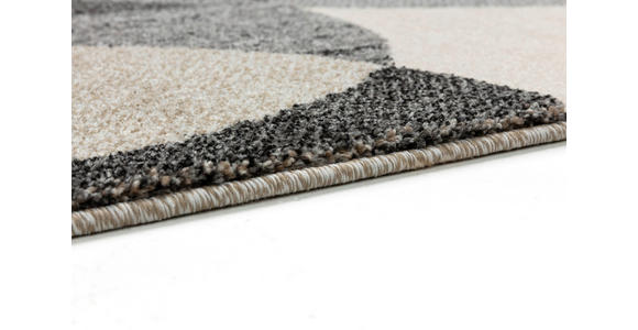 WEBTEPPICH 67/130 cm Samoa Grau  - Grau, KONVENTIONELL, Textil (67/130cm) - Novel