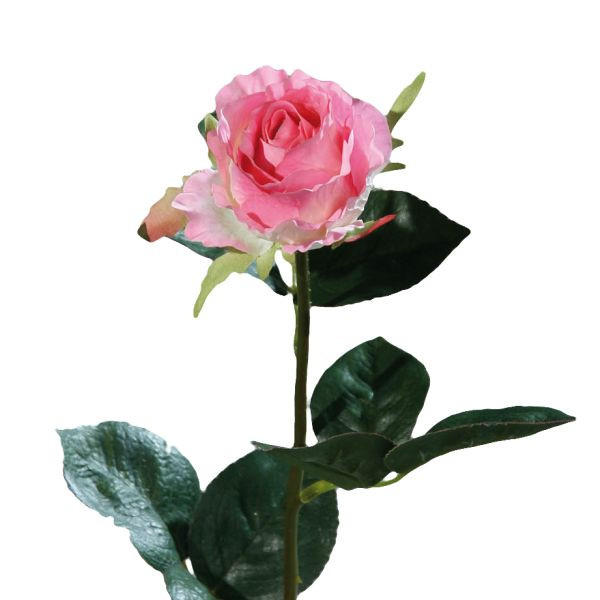 KONSTBLOMMA - pink/grön, Basics, textil/plast (43cm)