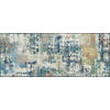 LÄUFER 75/190 cm Euphony  - Blau/Dunkelgrau, Design, Kunststoff/Textil (75/190cm) - wash+dry