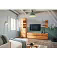 WOHNWAND in Kernbuche 267/205/50 cm - Kernbuche, Natur, Glas/Holz (267/205/50cm) - Cantus