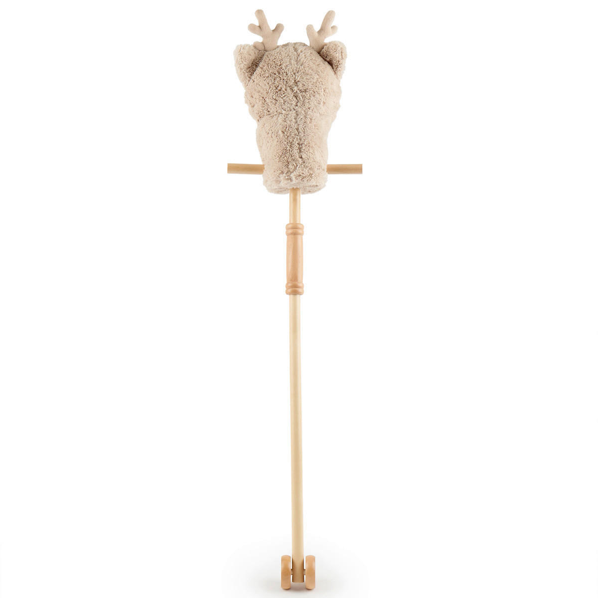 STECKENPFERD - Beige, Basics, Holz/Textil (24/20/91cm)
