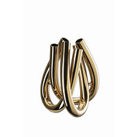 VAZA  steklo  - zlate barve, Basics, steklo (22cm) - Rosenthal