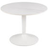 BEISTELLTISCH in Keramik  - Weiss, Design, Keramik/Metall (60/45cm) - Livetastic
