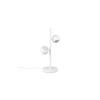 LED-TISCHLEUCHTE Cannon 26,5/50/16 cm   - Transparent/Weiß, Design, Kunststoff/Metall (26,5/50/16cm) - Musterring