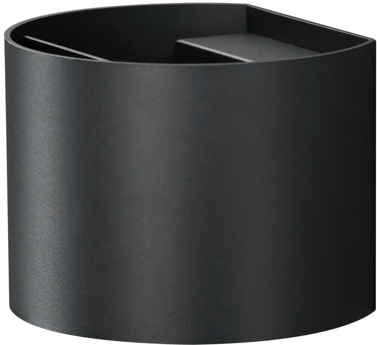 AUßENWANDLEUCHTE 10/13,5/12 cm   - Anthrazit, Design, Metall (10/13,5/12cm)